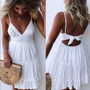 White Mini Dress